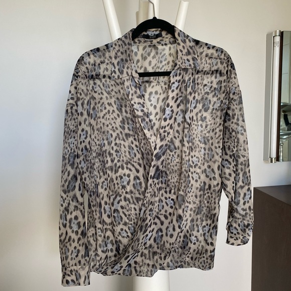 Leopard print cream bleu black - Picture 2 of 4